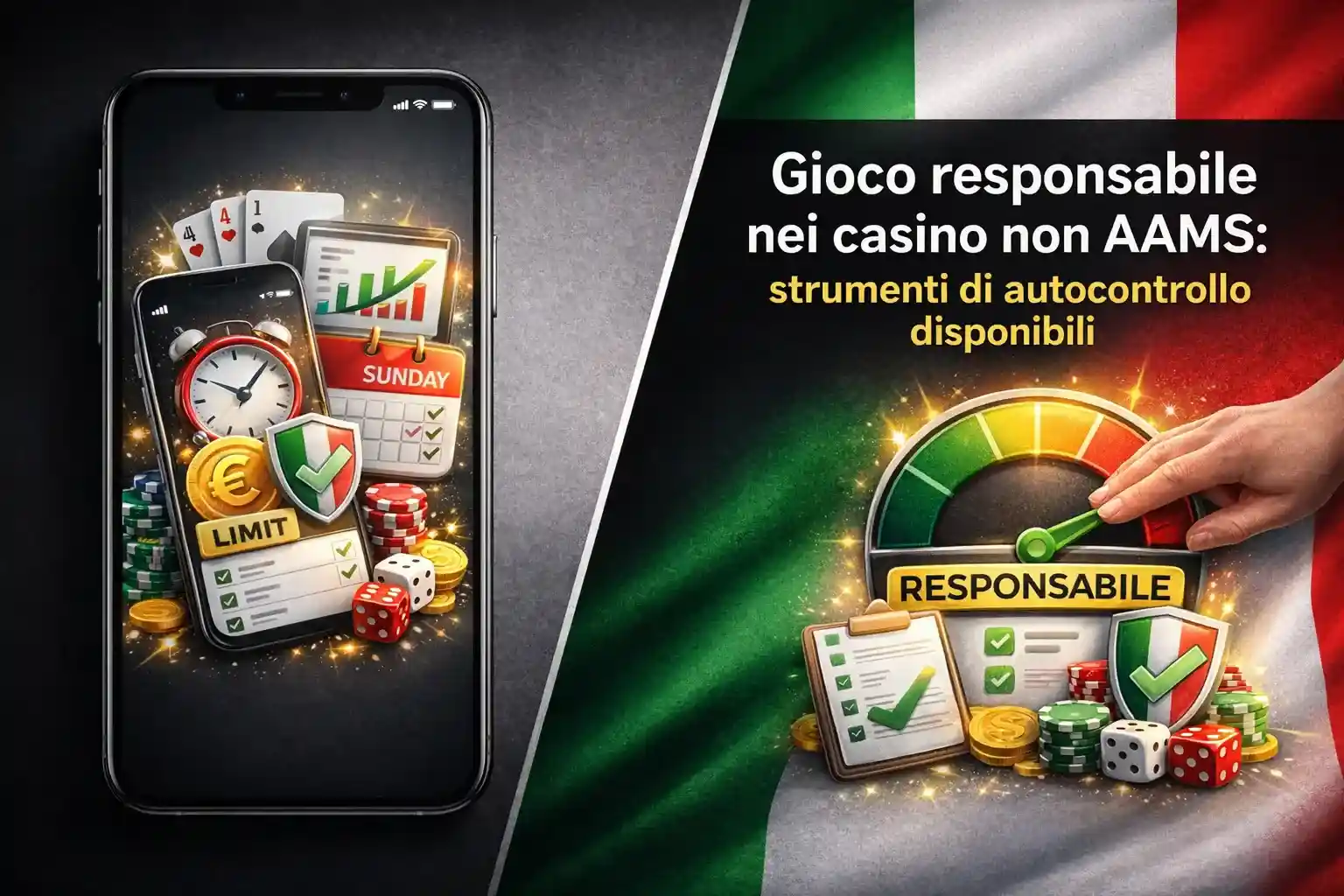 Gioco responsabile nei casino non AAMS: strumenti di autocontrollo disponibili